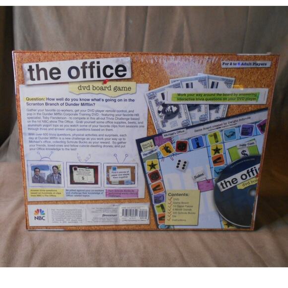 NBC The Office DVD Board Game 2008 Pressman Sealed - Picture 3 of 6